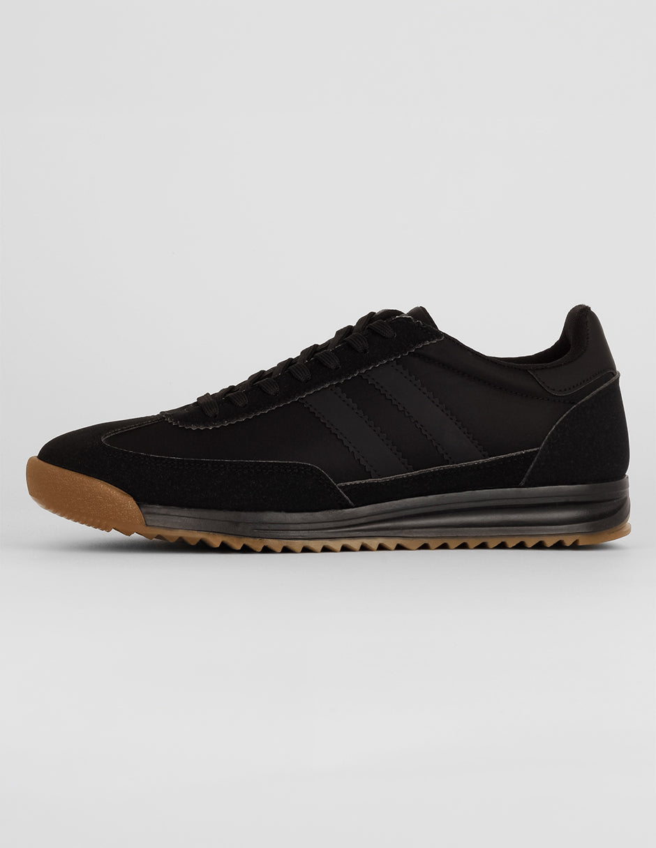 Tenis con cordones Exterior Textil Color Negro Para Hombre De RBCOLLECTION