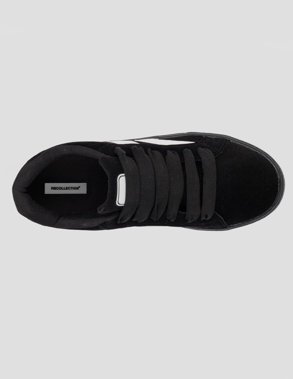 Tenis con cordones  Urban en Gamuza sintética – Negro