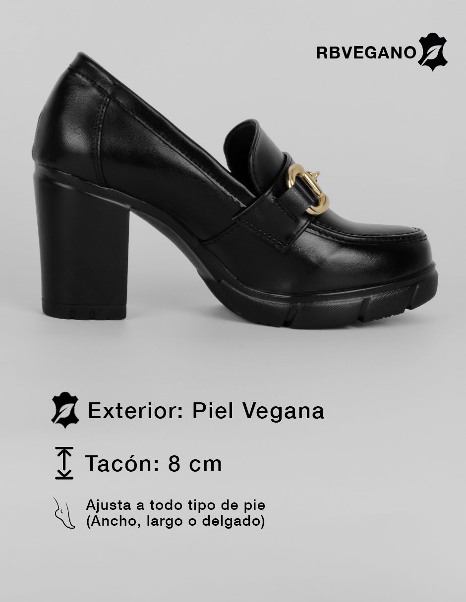 Zapatillas Classy en Piel vegana – Negro