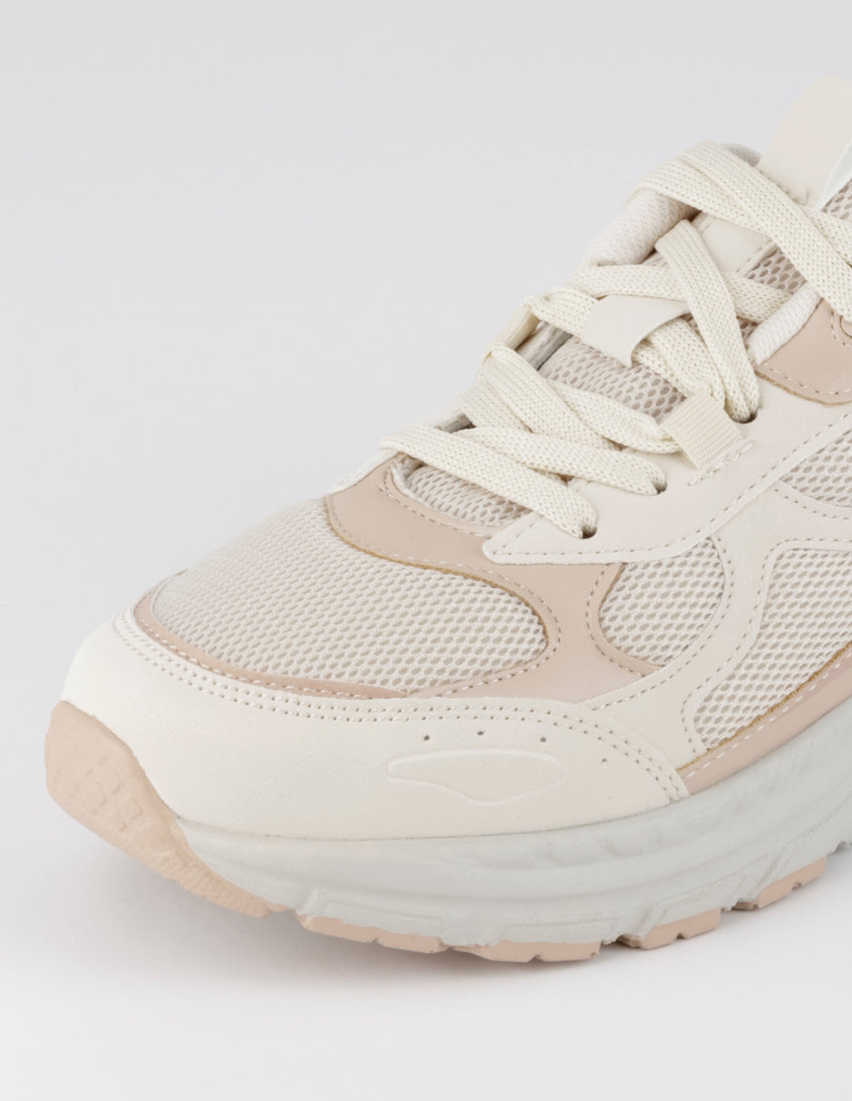 Tenis tipo deportivo  Highline en Textil – Beige