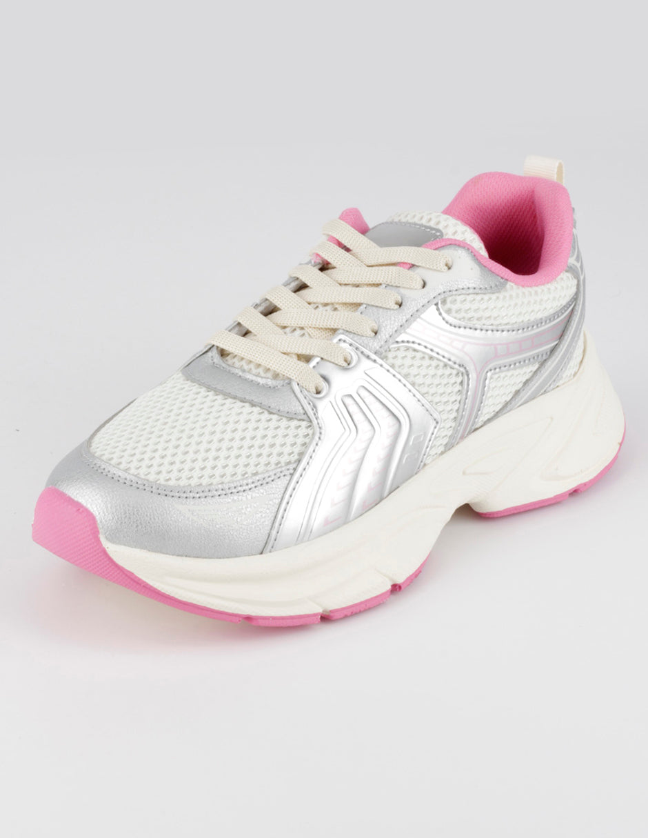 Tenis tipo deportivo  Highline en Textil – Beige