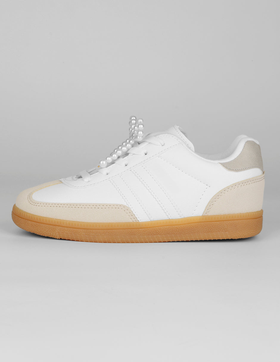 Escolar Kids en Piel vegana – Blanco