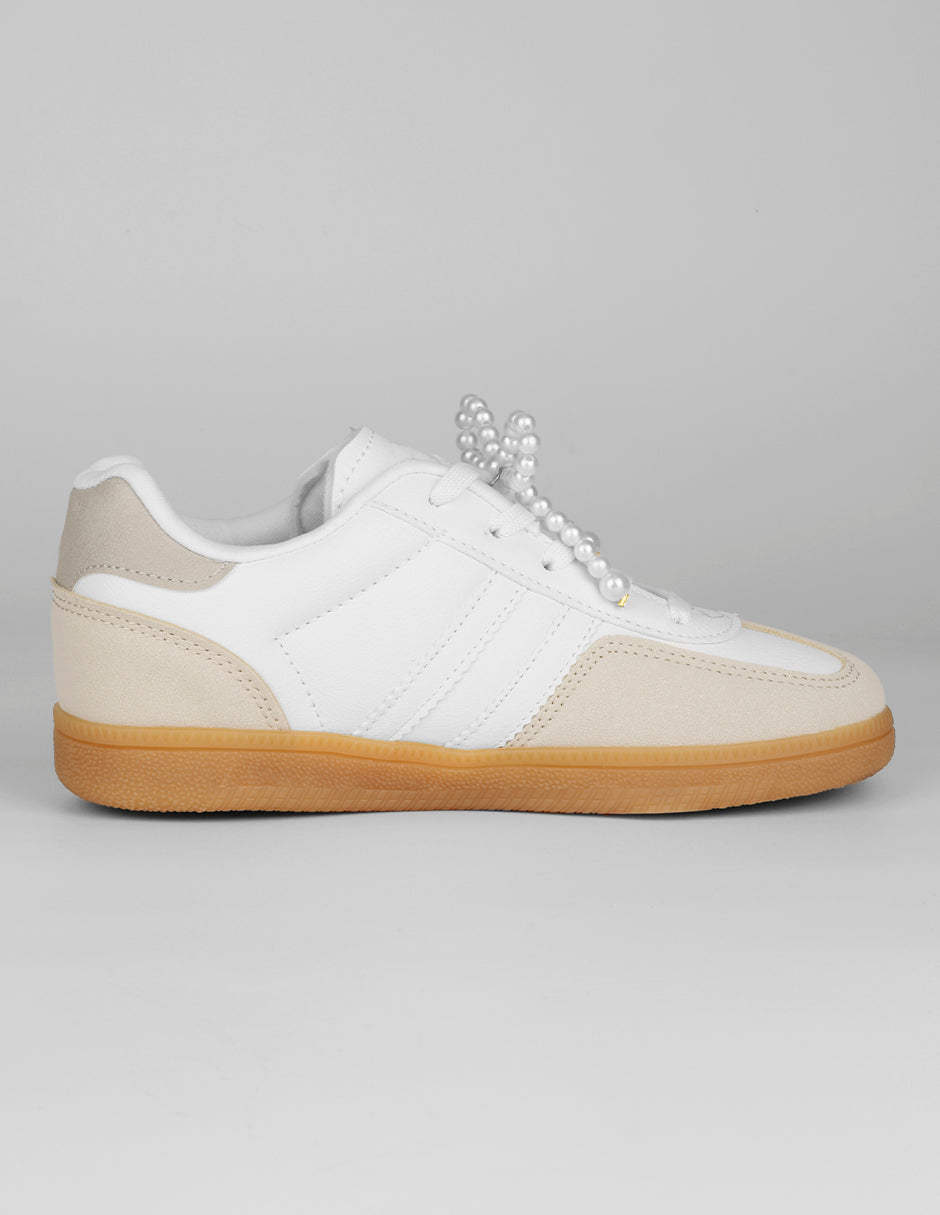 Escolar Kids en Piel vegana – Blanco