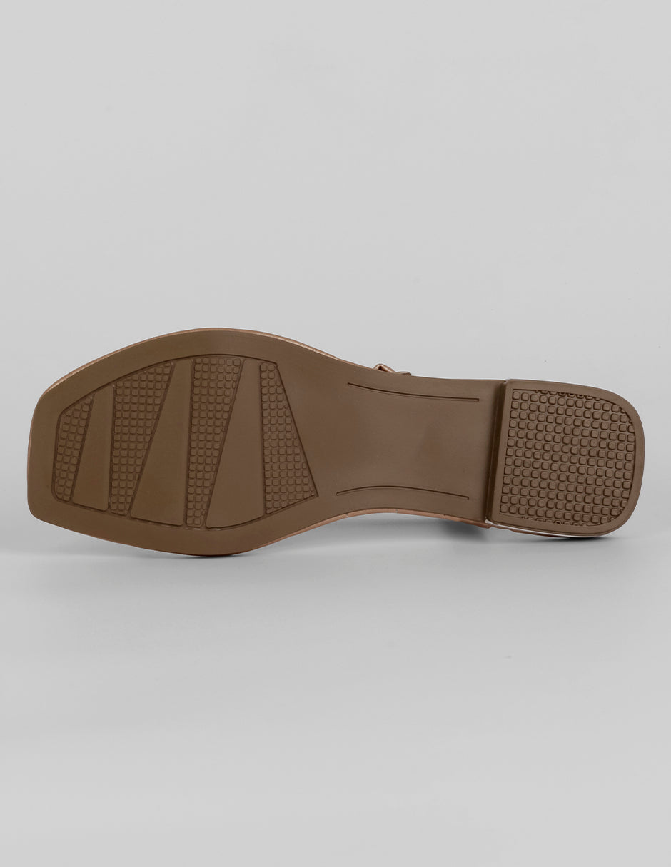 Sandalias de piso Soft en Sintético – Dorado