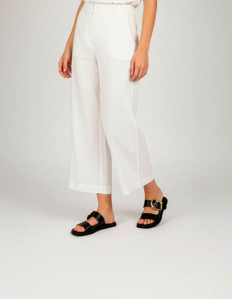 Sandalias de piso Alnia en Piel vegana – Negro