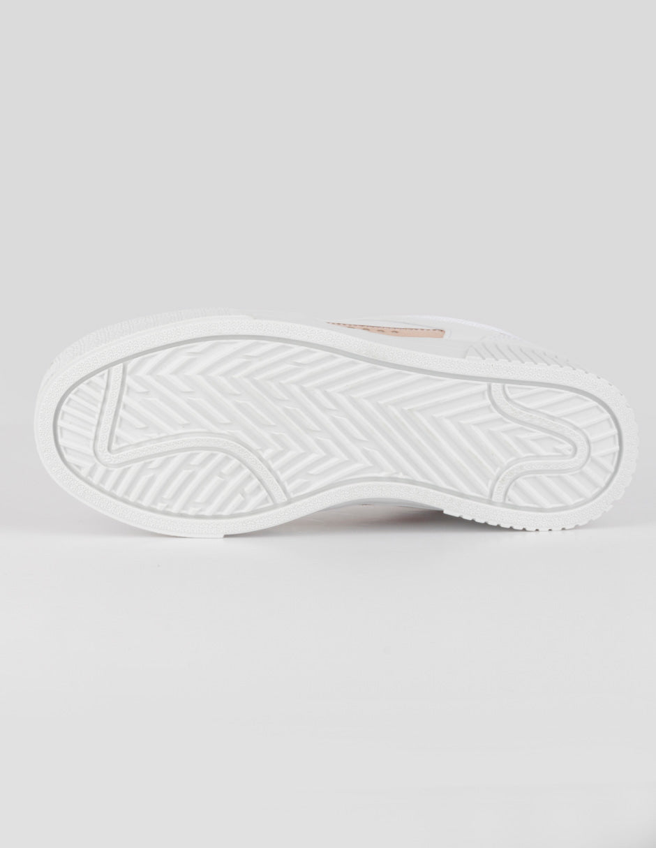 Tenis con cordones  Highline en Sintético – Blanco