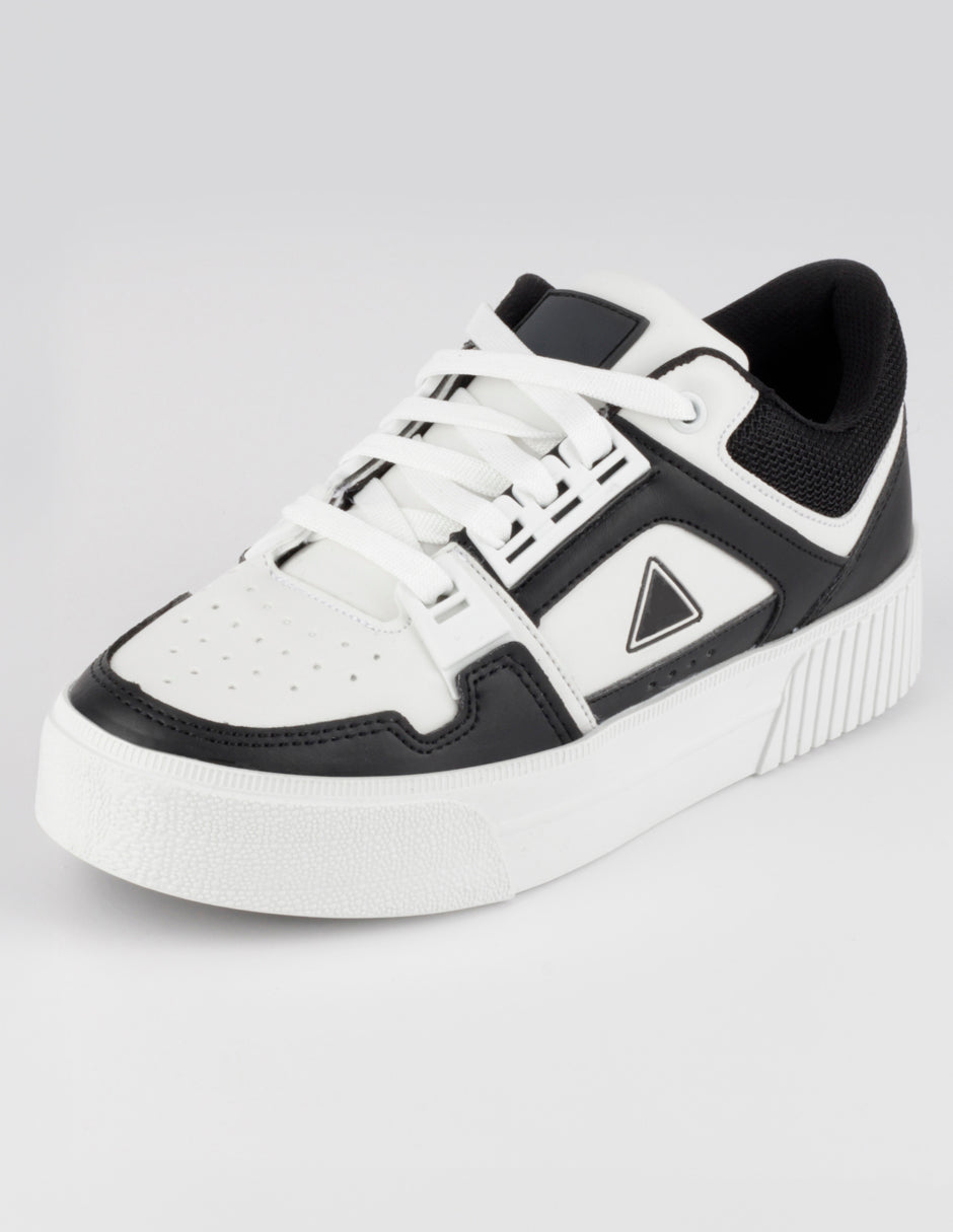 Tenis con cordones  Highline en Sintético – Negro