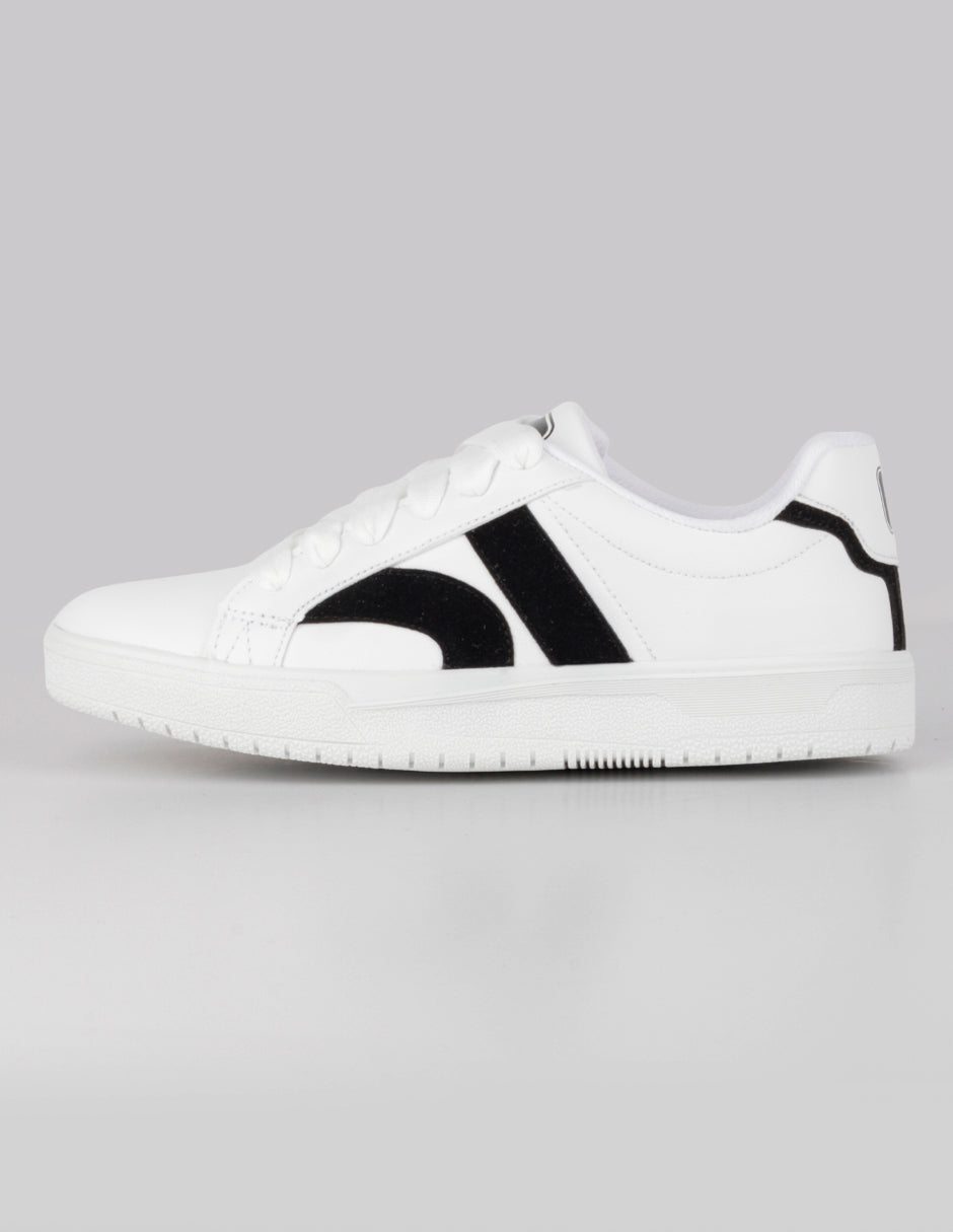 Tenis con cordones  Urban en Sintético – Blanco