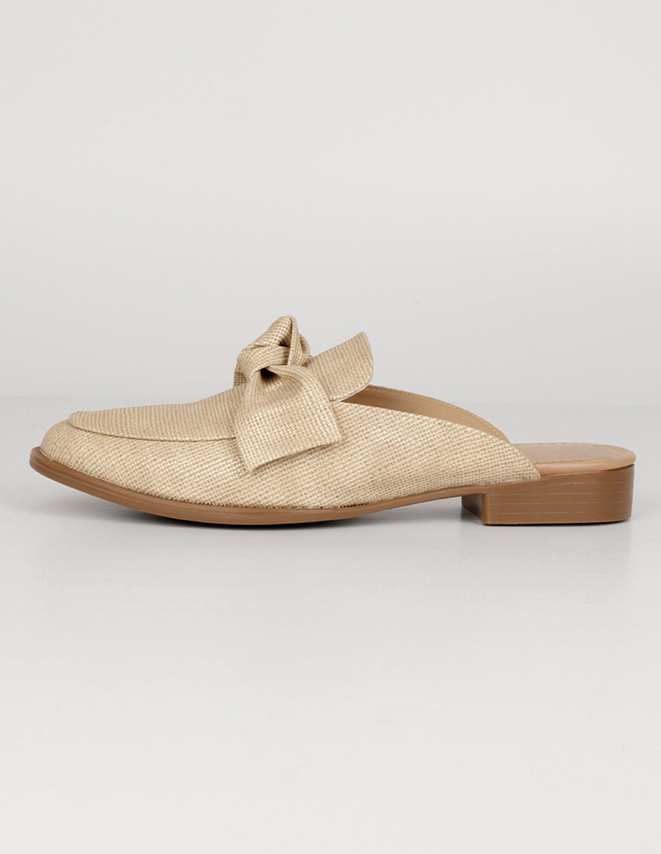 Loafers Exterior Piel vegana Color Beige Para Mujer De RBCOLLECTION