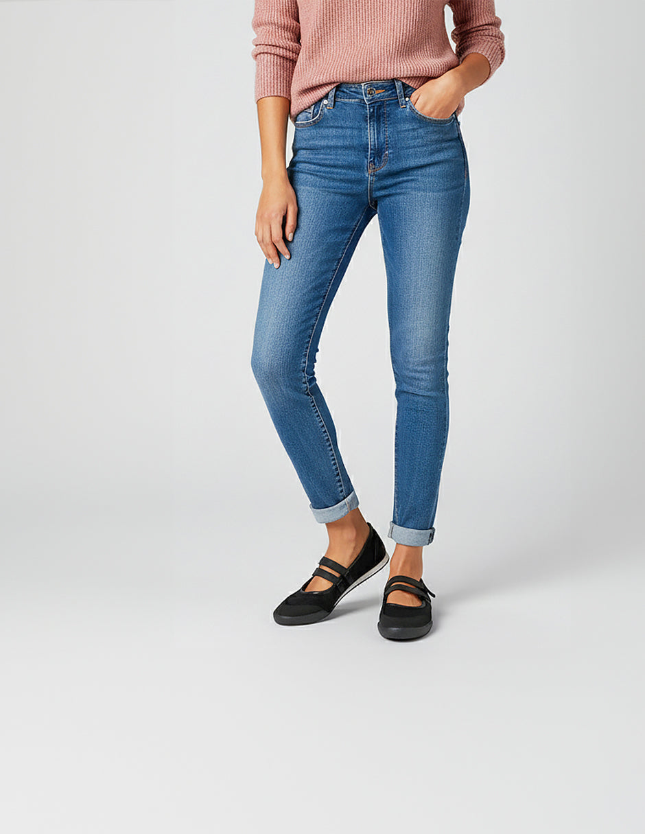 Tenis sin cordones  Darling en Textil – Negro