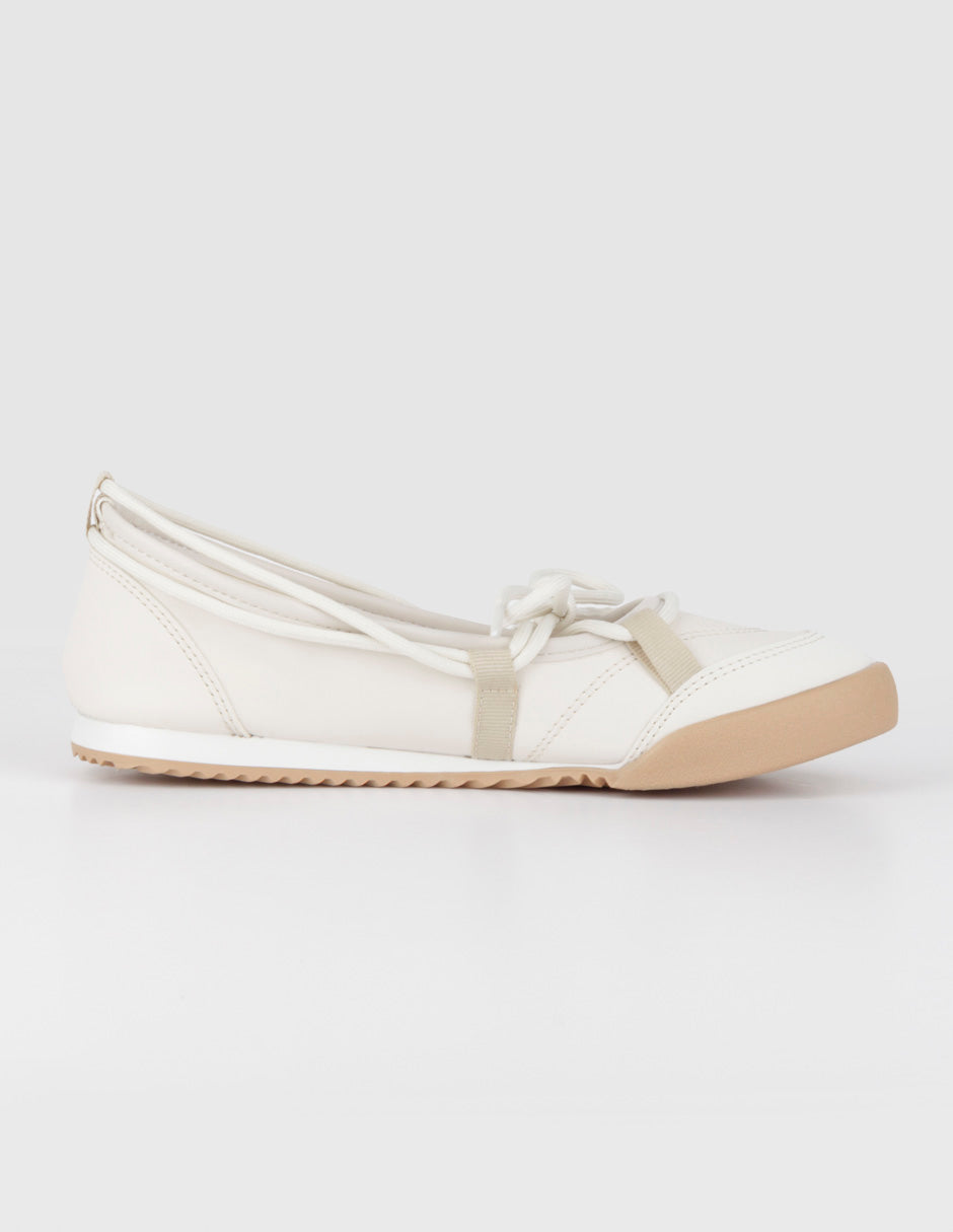 Tenis sin cordones  Darling en Piel vegana – Beige