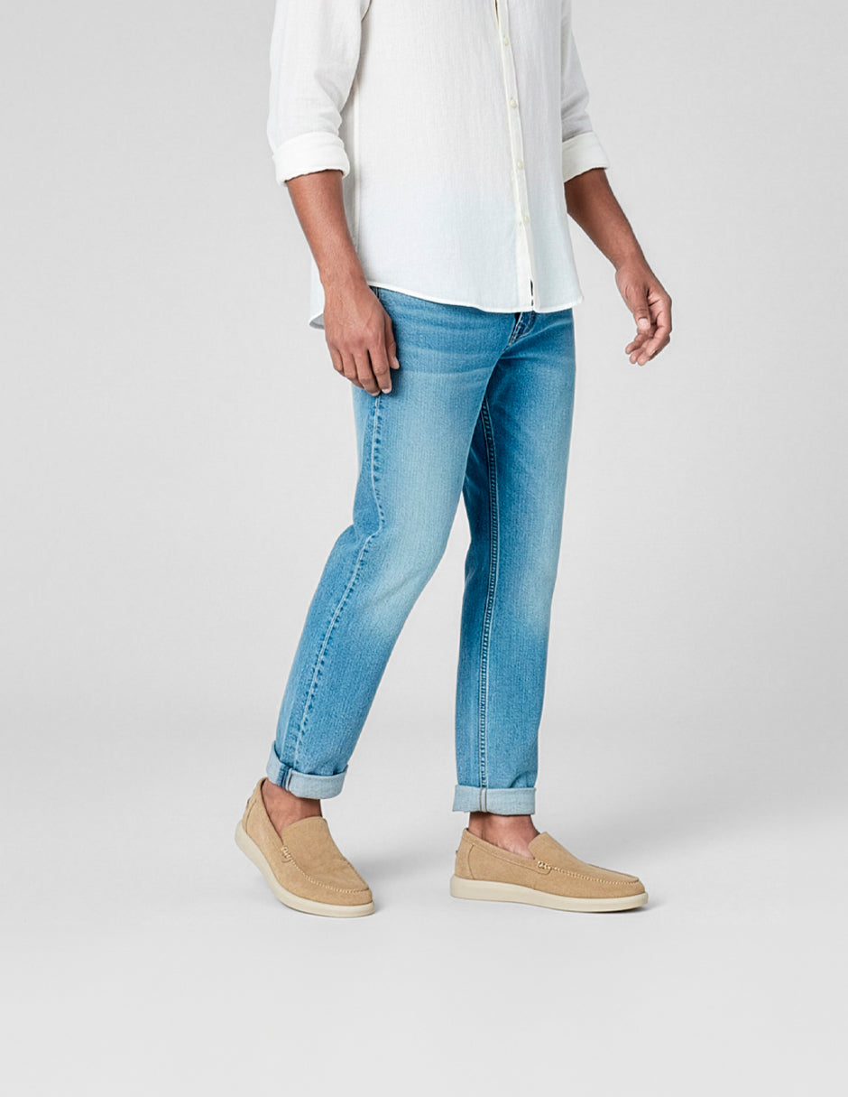 Mocasines Hand Made en Piel – Beige