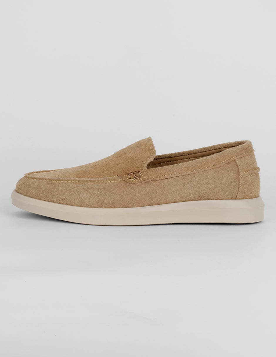 Mocasines Exterior Piel Color Beige Para Hombre De RBCOLLECTION