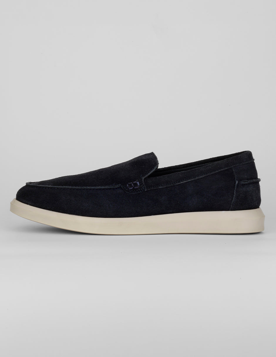 Mocasines Exterior Piel Color Azul Para Hombre De RBCOLLECTION