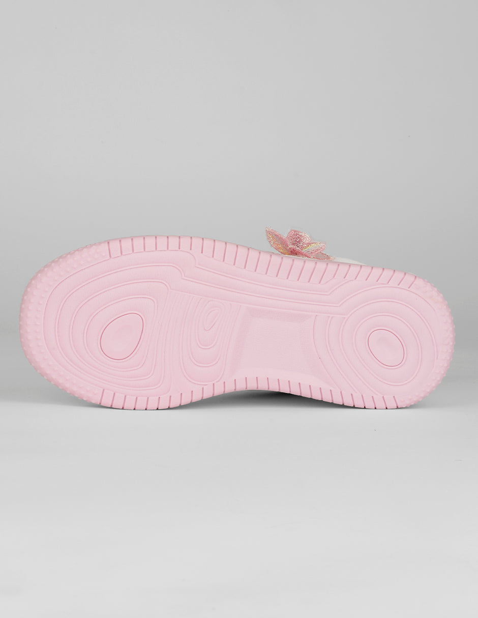 Tenis Kids en Piel vegana – Blanco