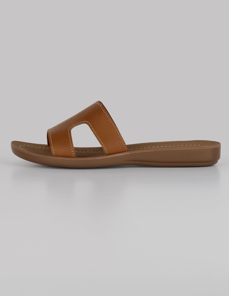Sandalias de piso Hera en Sintético – Café