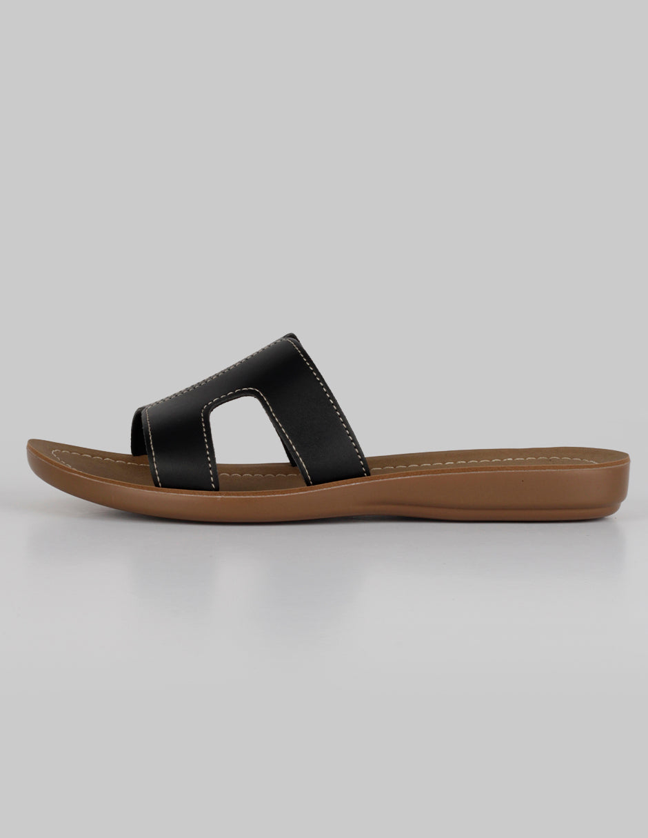 Sandalias de piso Hera en Sintético – Negro
