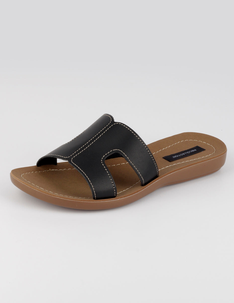 Sandalias de piso Hera en Sintético – Negro