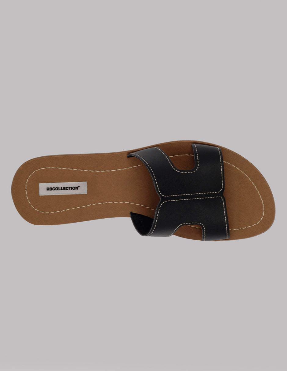 Sandalias de piso Hera en Sintético – Negro