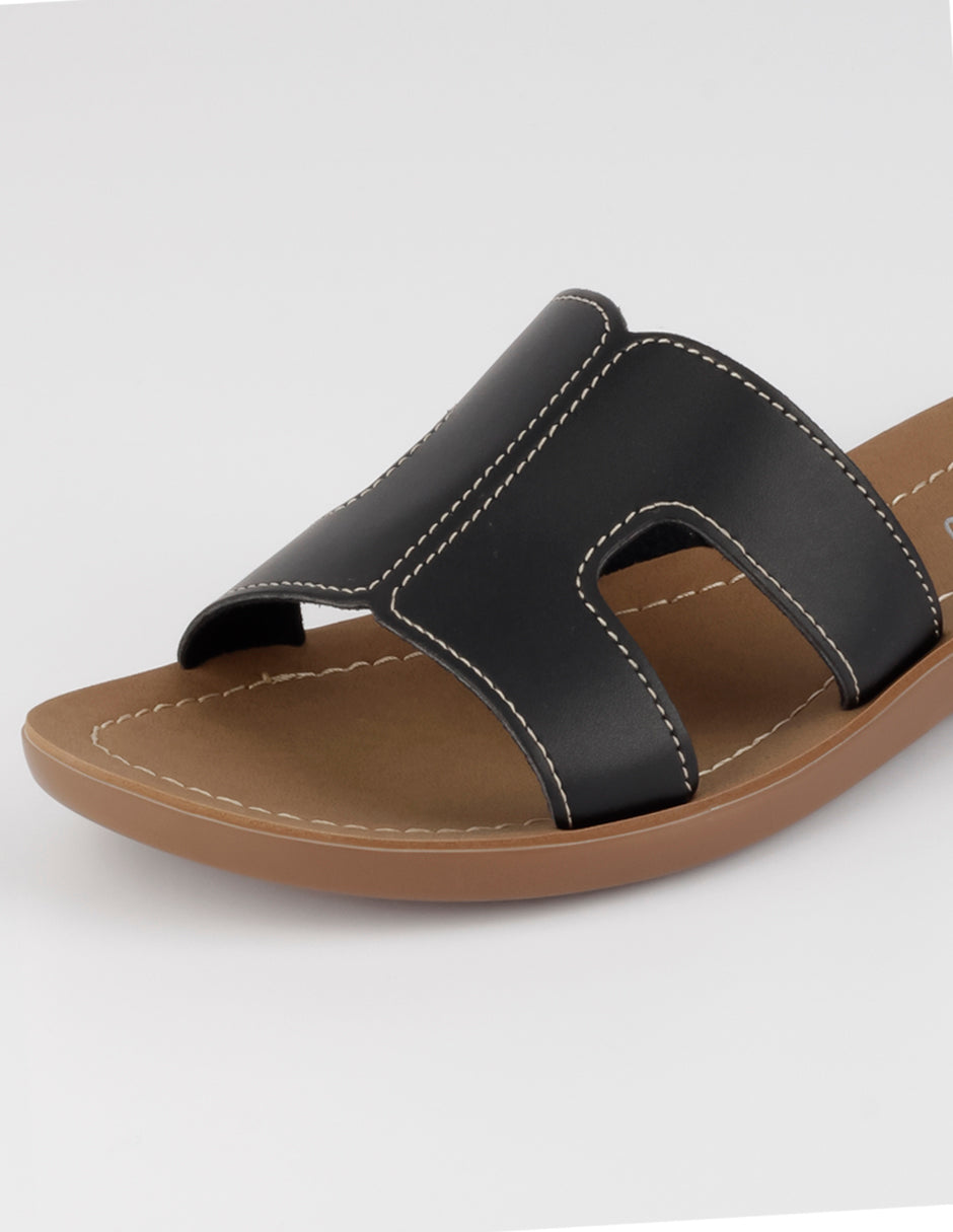 Sandalias de piso Hera en Sintético – Negro