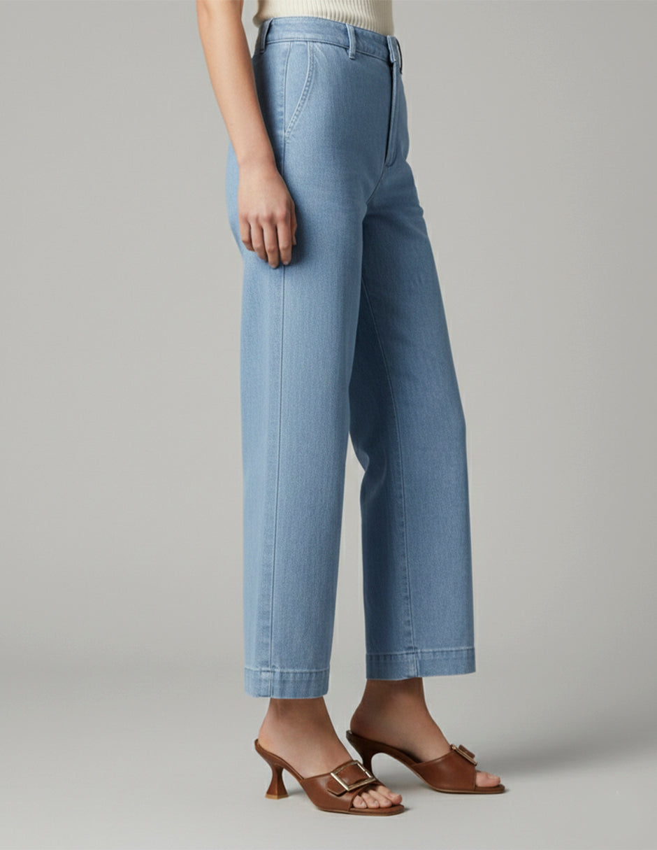 Sandalia con tacón Ave en Piel vegana – Café