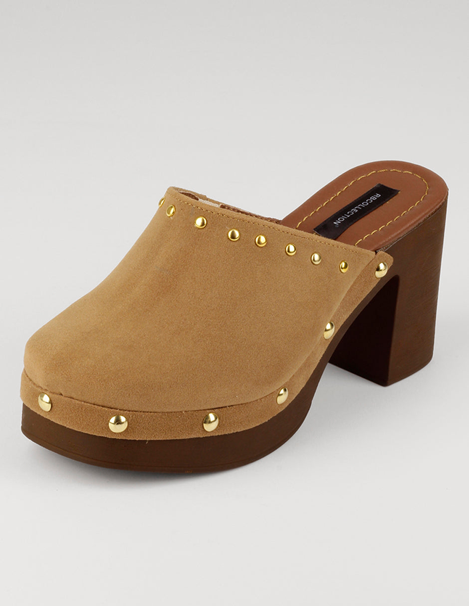 Zapatillas Brunna en Gamuza sintética – Café