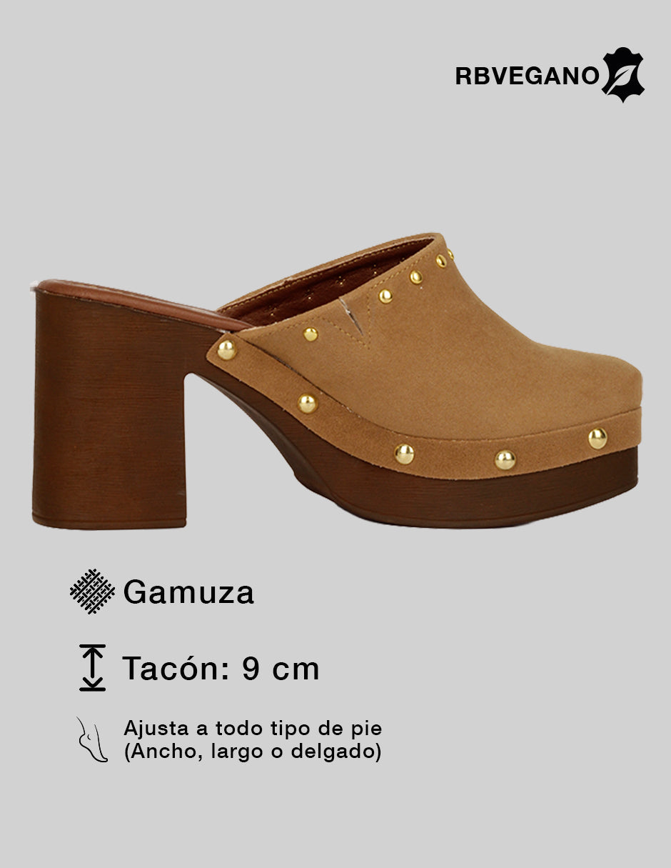 Zapatillas Brunna en Gamuza sintética – Café