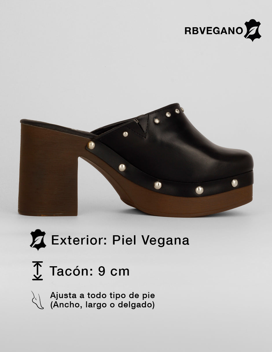 Zapatillas Brunna en Piel vegana – Negro