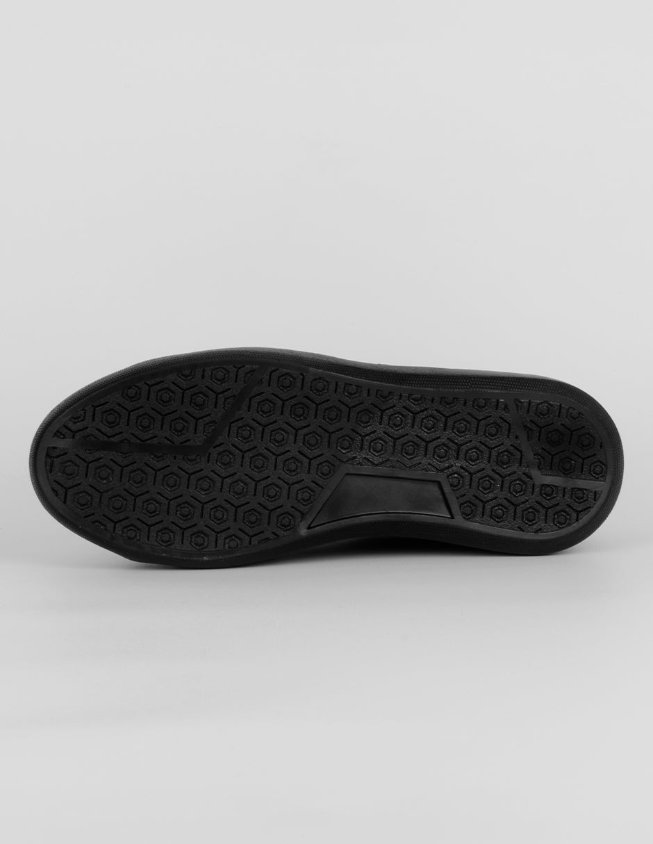 Tenis con cordones Mru en Sintético – Negro