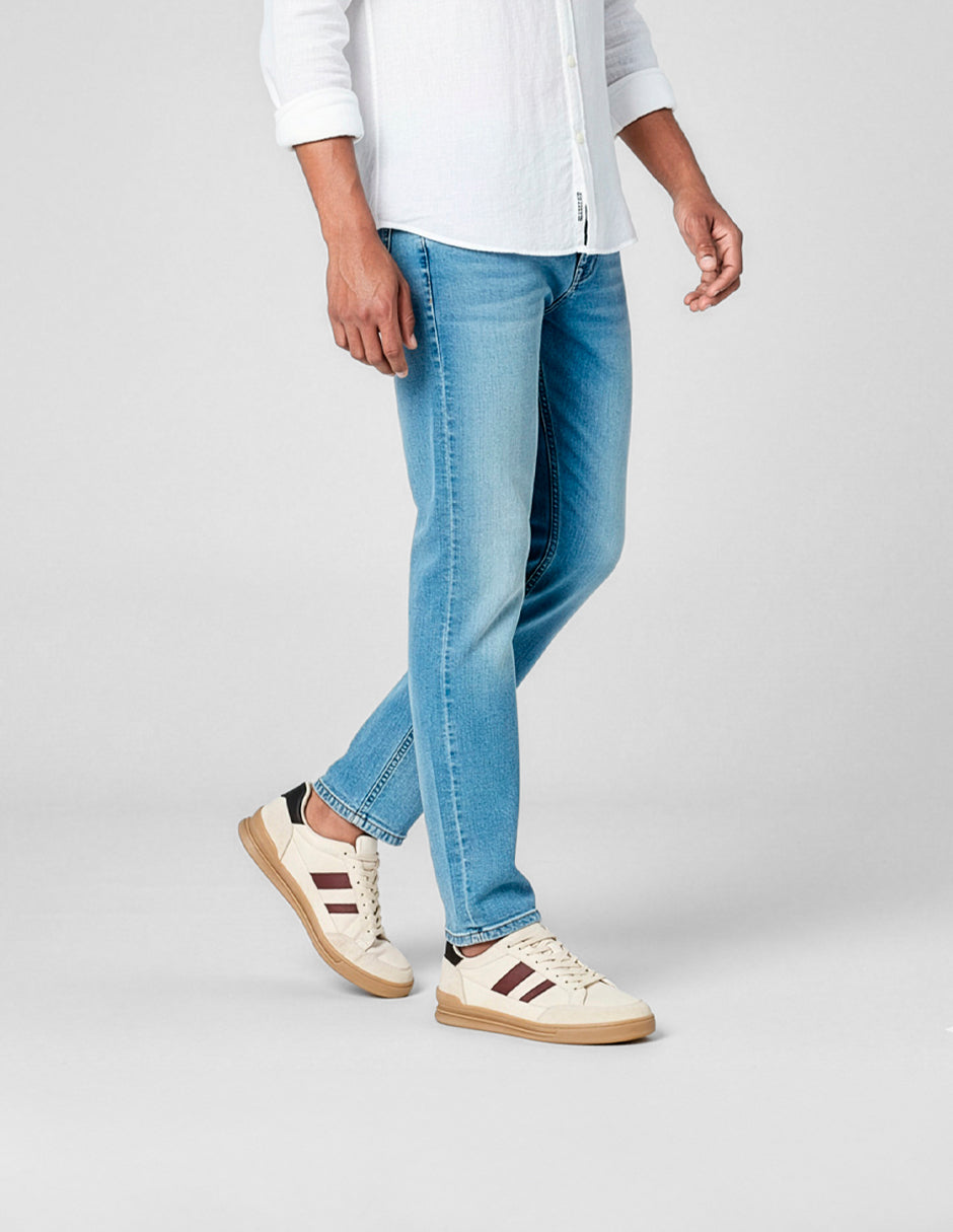 Tenis con cordones Mrs en Piel vegana – Latte