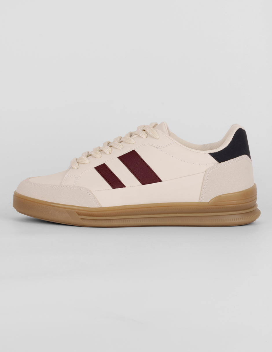 Tenis con cordones Exterior Piel vegana Color Late Para Hombre De RBCOLLECTION