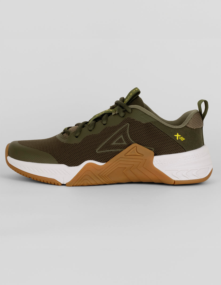 Tenis tipo deportivo Exterior Textil Color Verde Para Hombre De Pirma