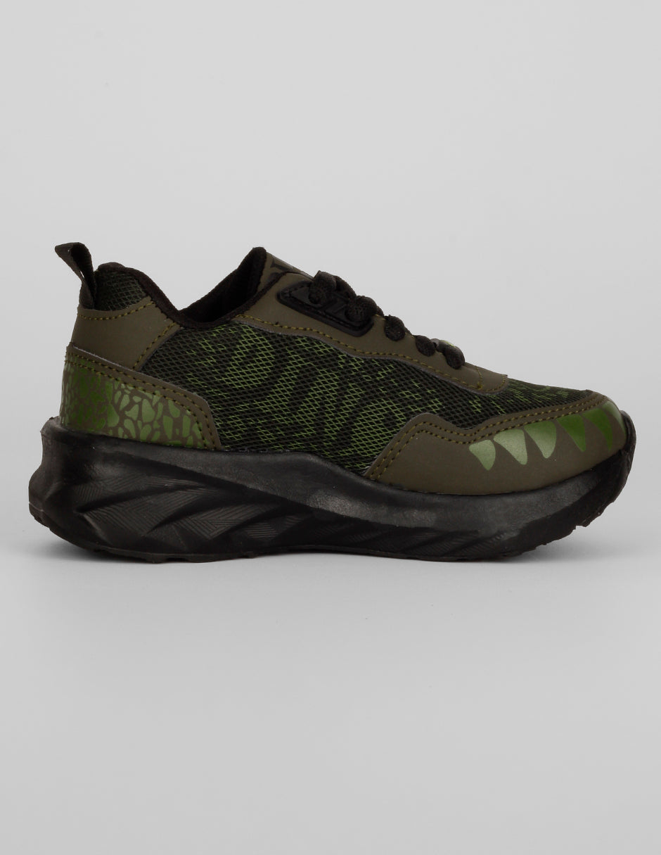 Tenis Kids en Textil – Verde