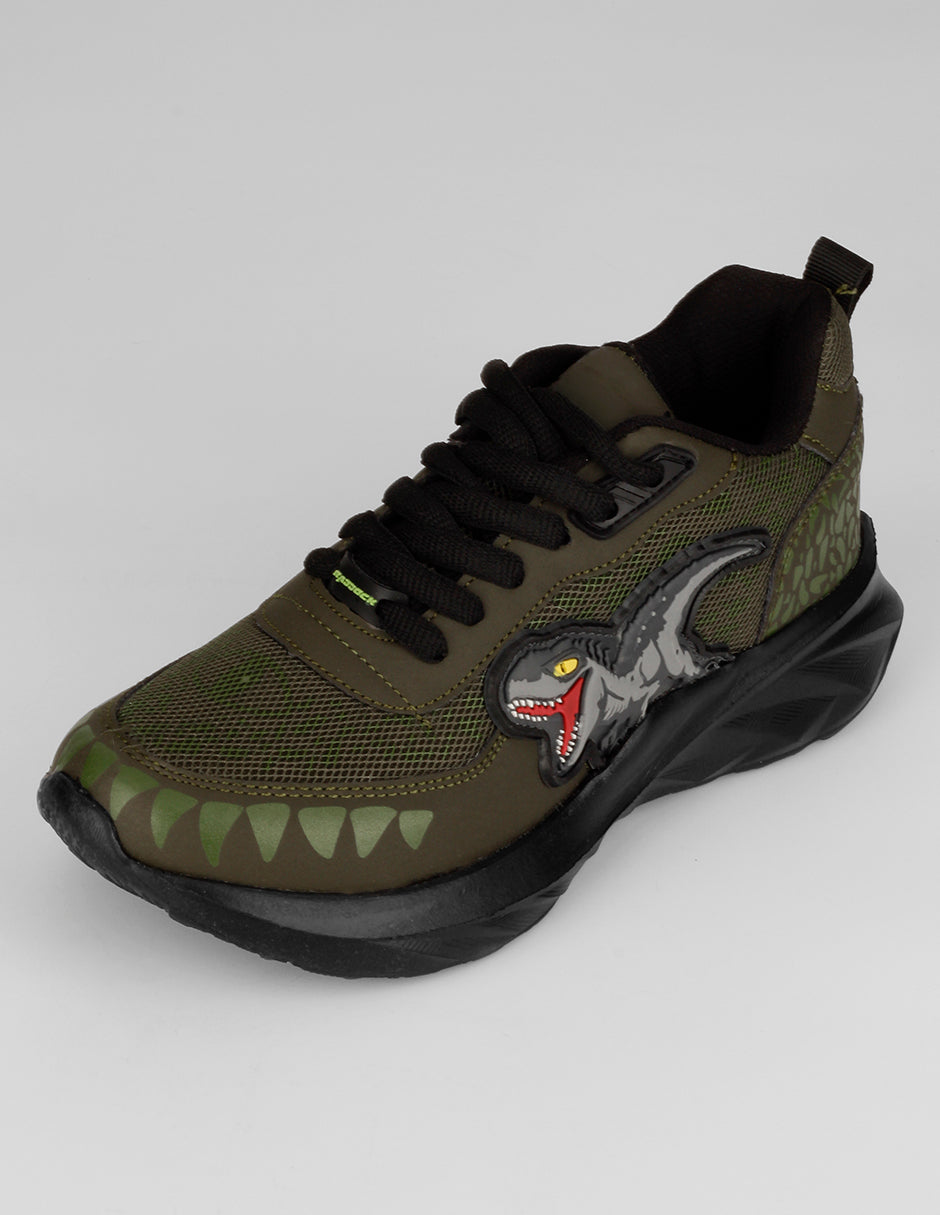 Tenis Kids en Textil – Verde