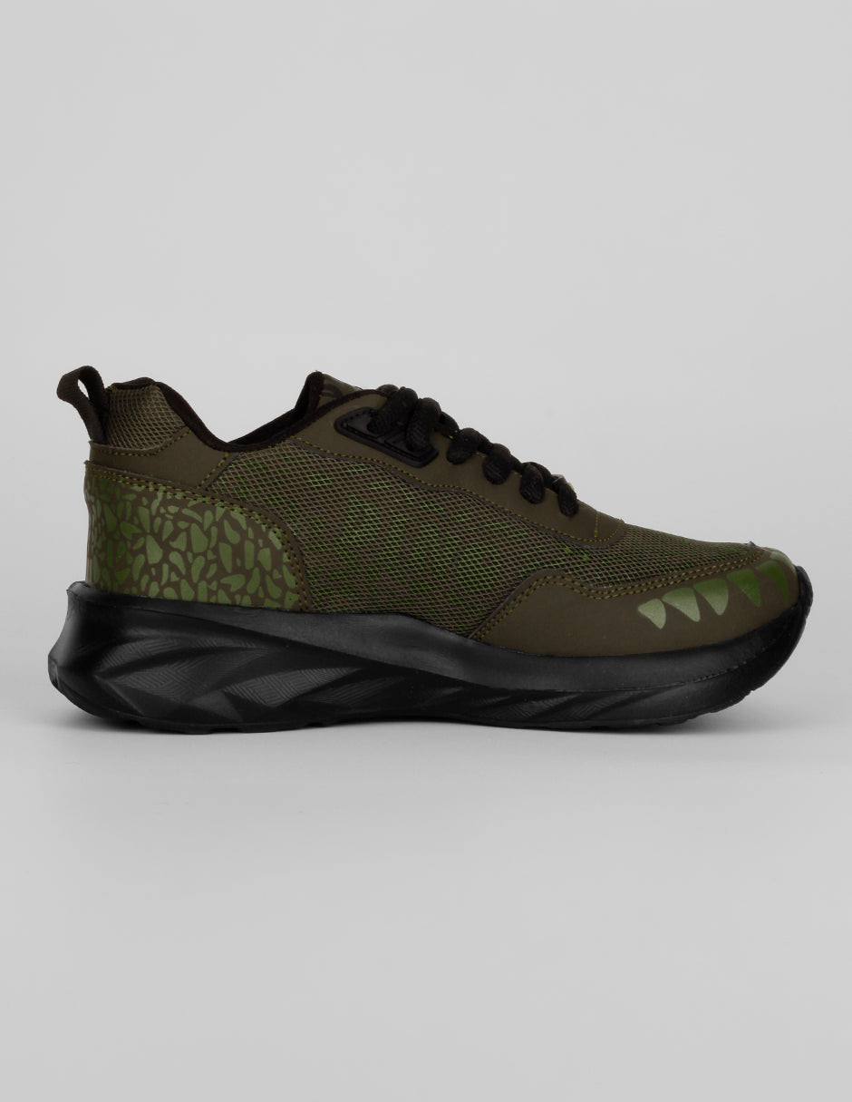 Tenis Kids en Textil – Verde
