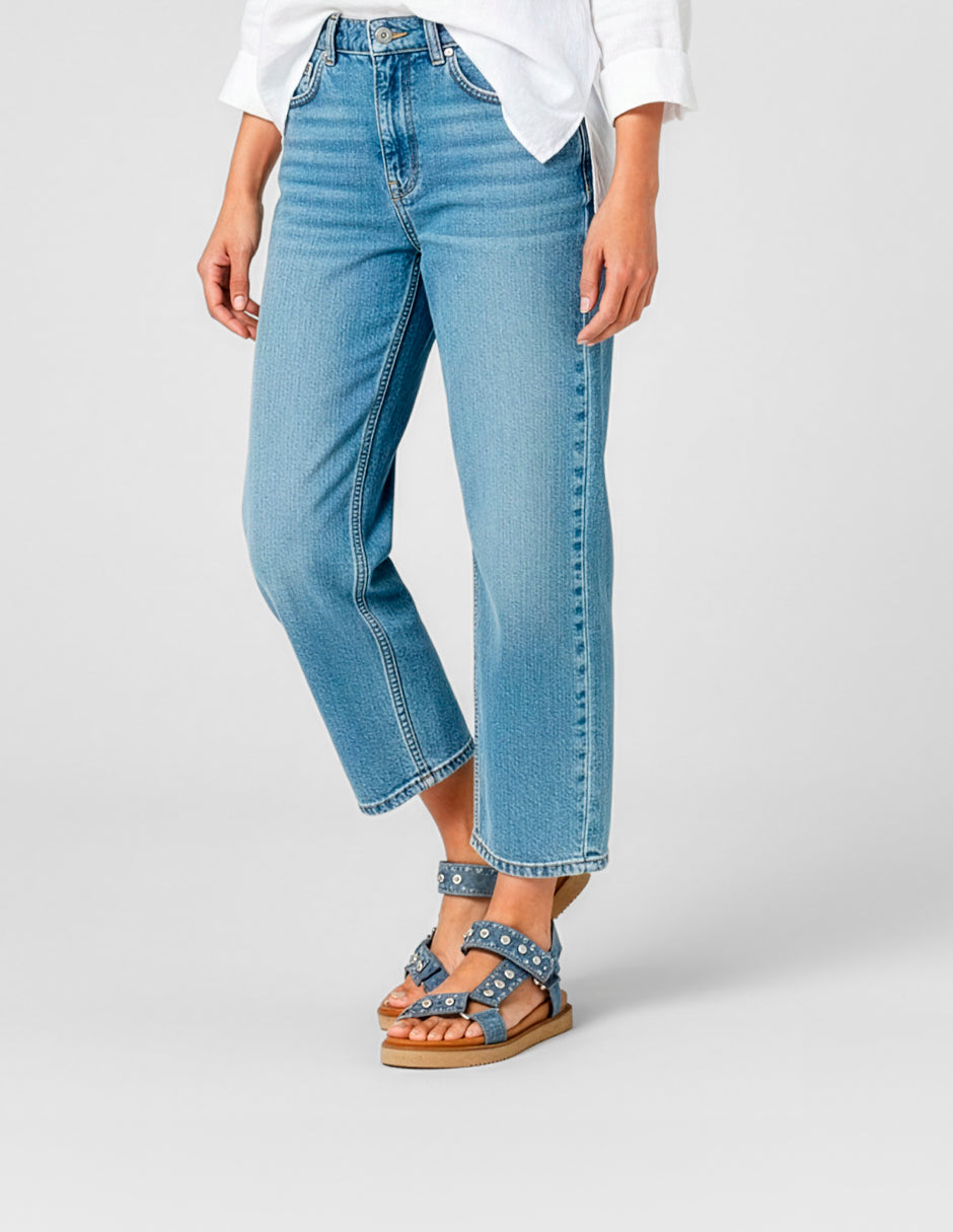 Sandalias de piso Birt en Textil – Azul