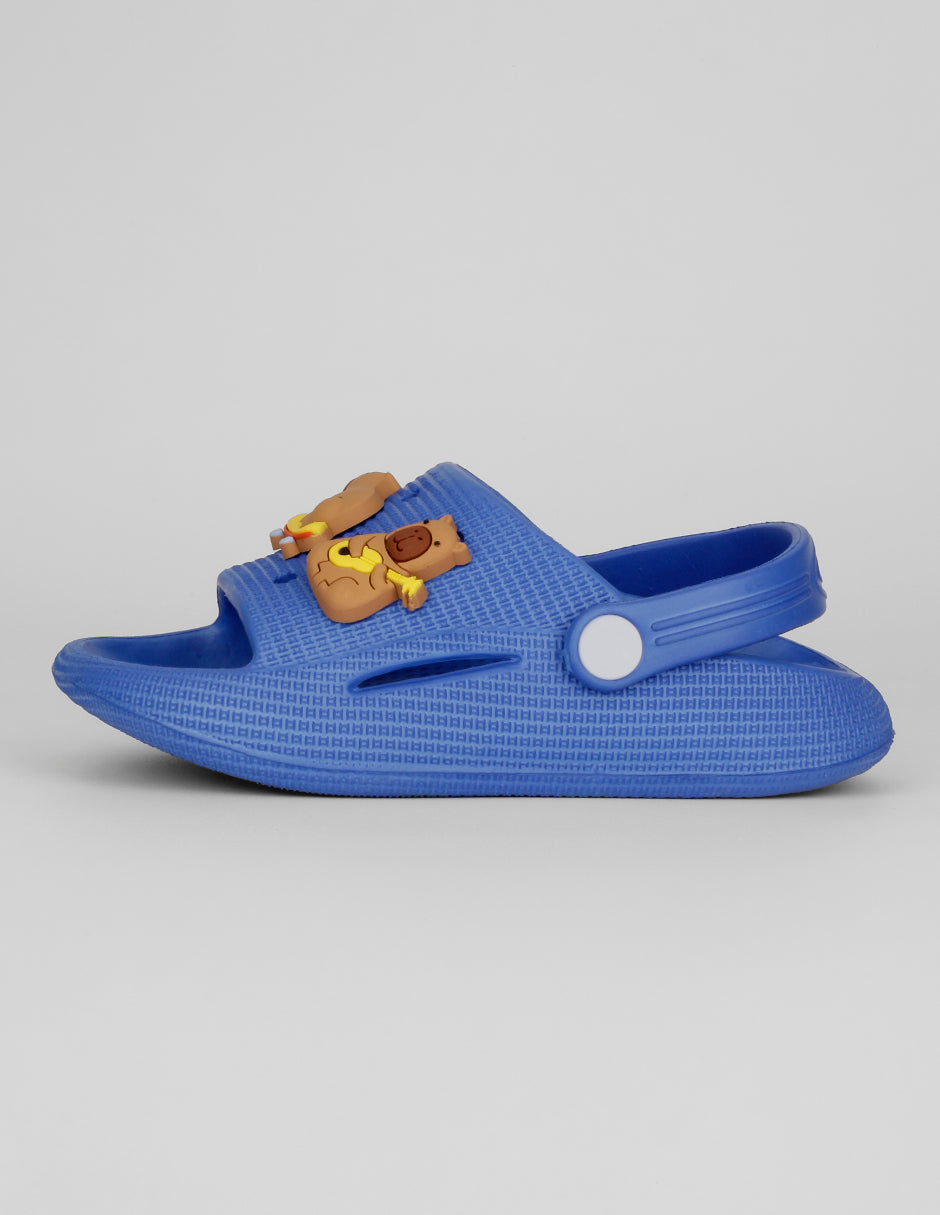 Sandalias Exterior Sintético Color Azul Para Niño De RBBASICS