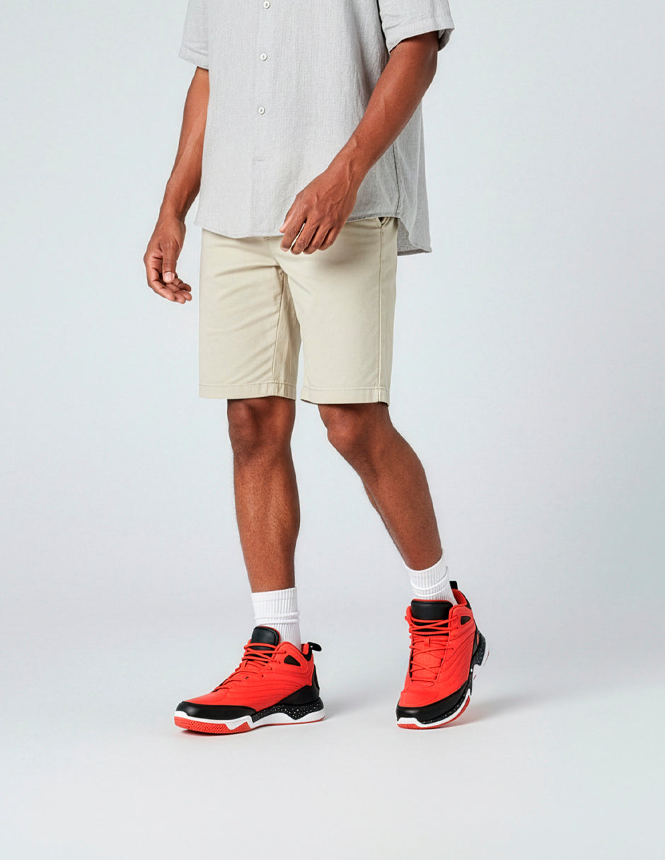 Tenis para basquet Sport en Sintético – Rojo