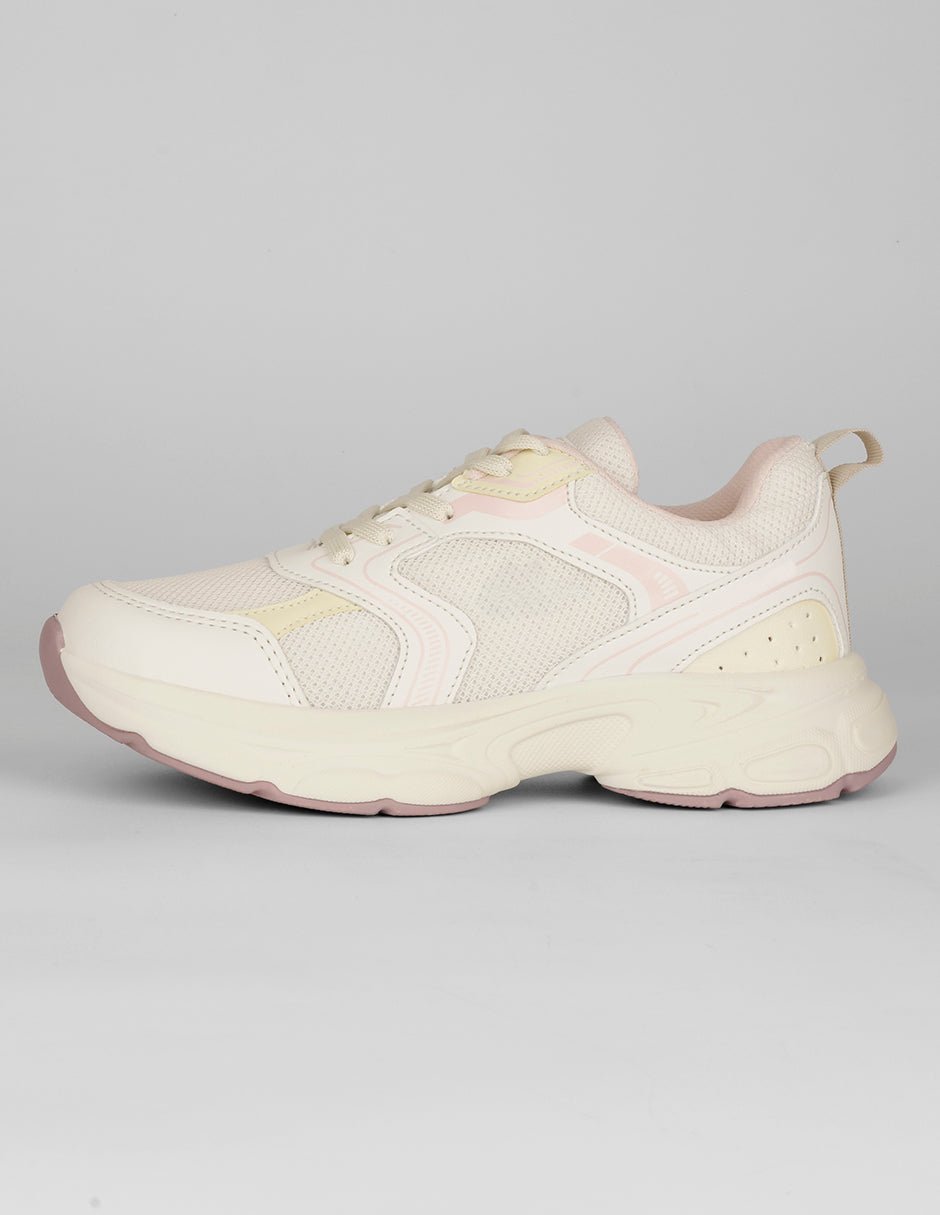 Tenis Kids en Textil – Latte