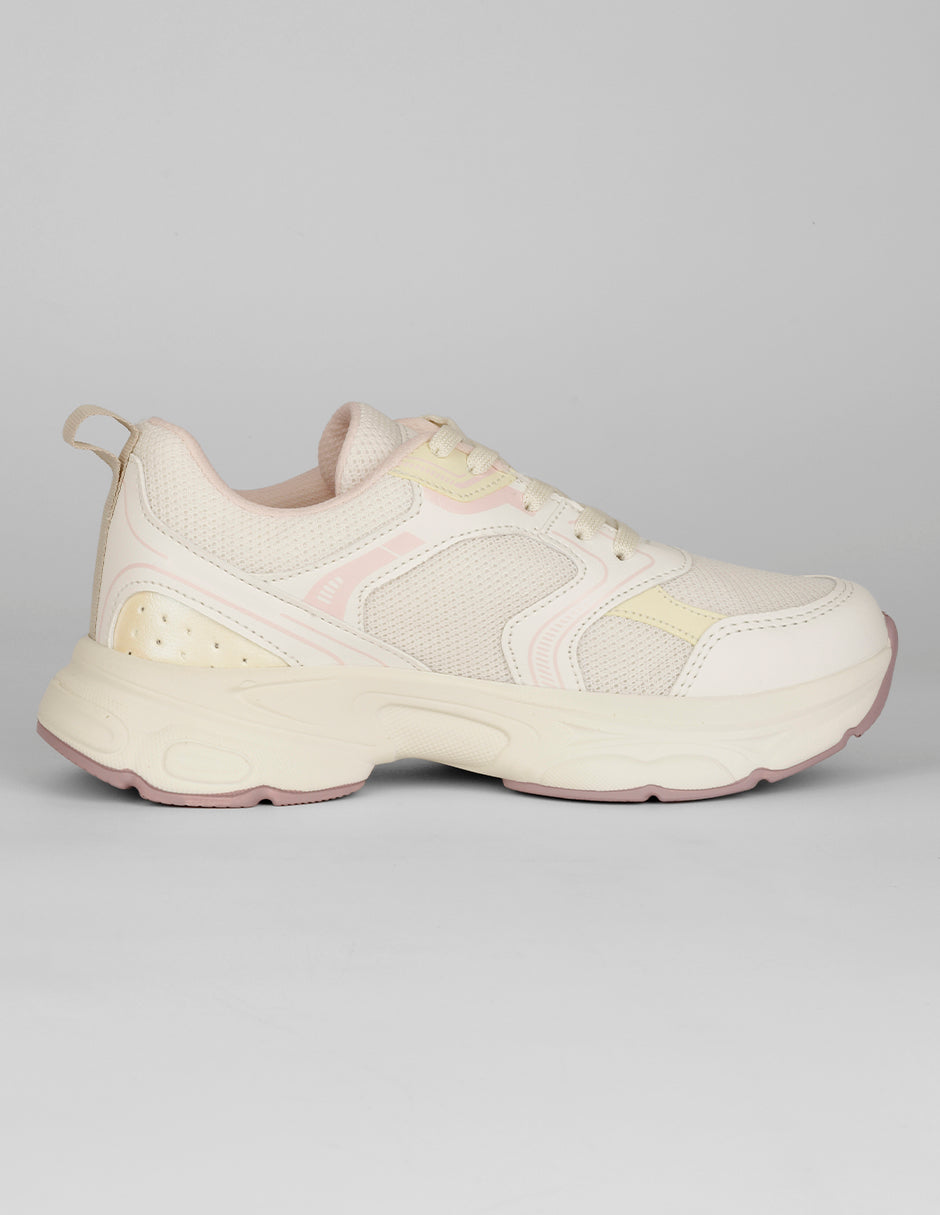Tenis Kids en Textil – Latte