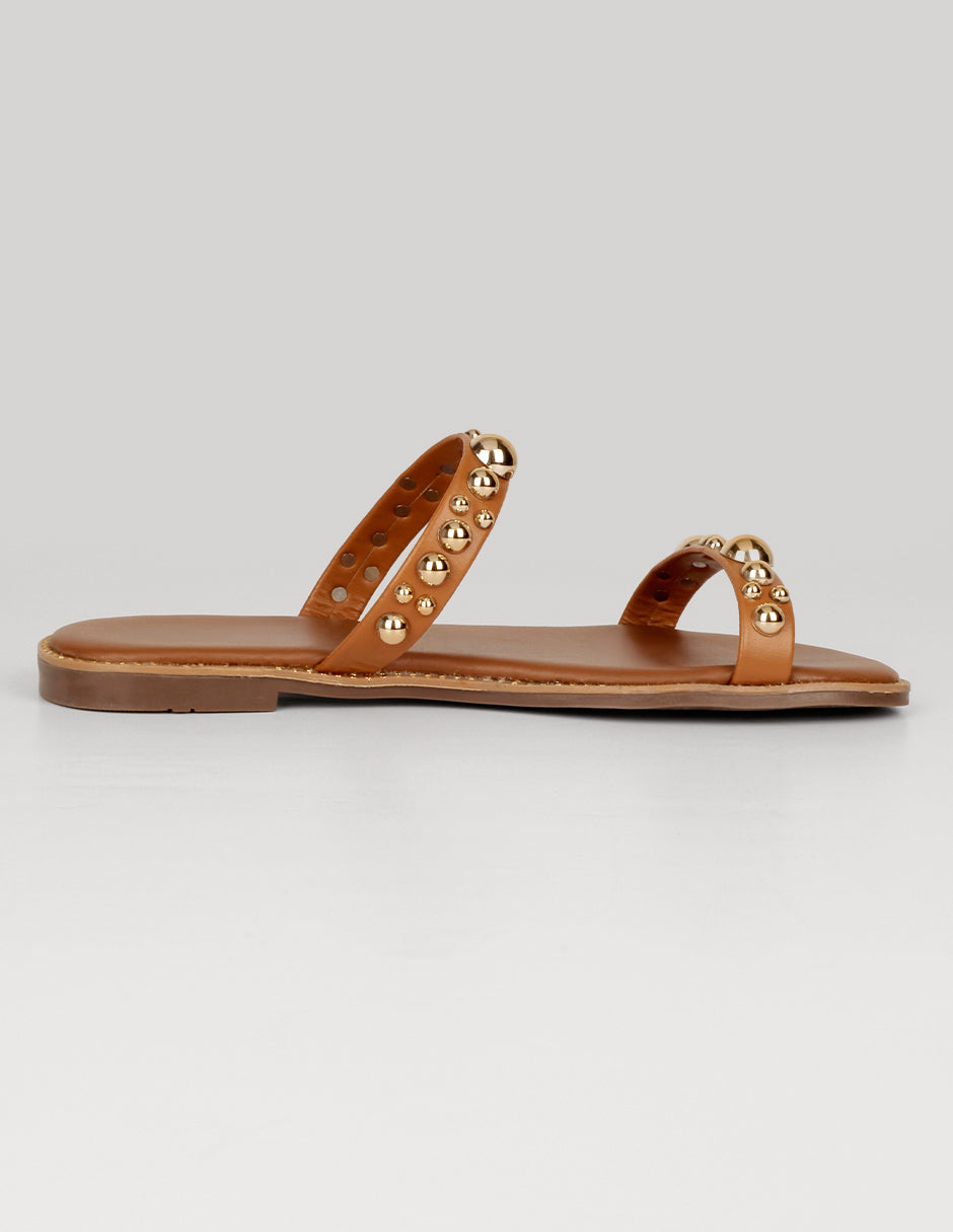 Sandalias de piso Soft en Sintético – Café