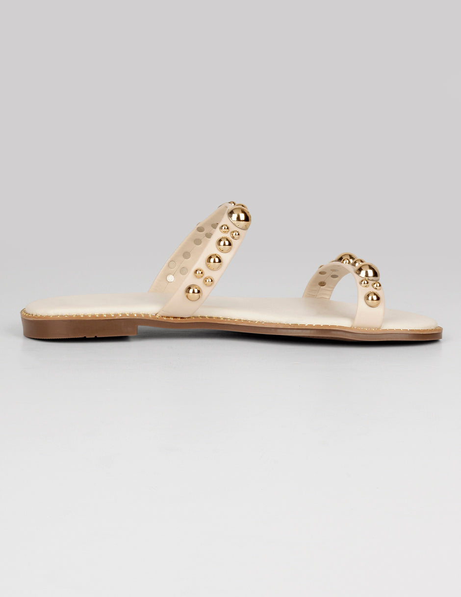 Sandalias de piso Soft en Sintético – Beige