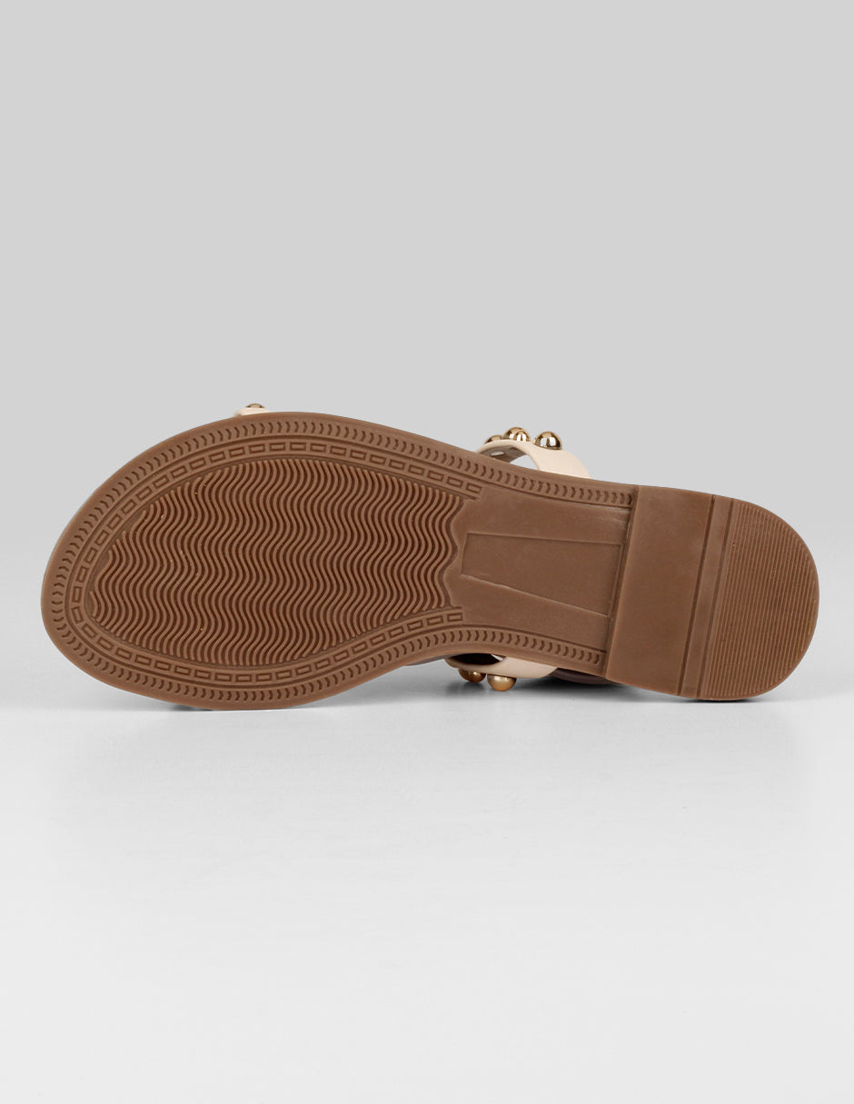 Sandalias de piso Soft en Sintético – Beige