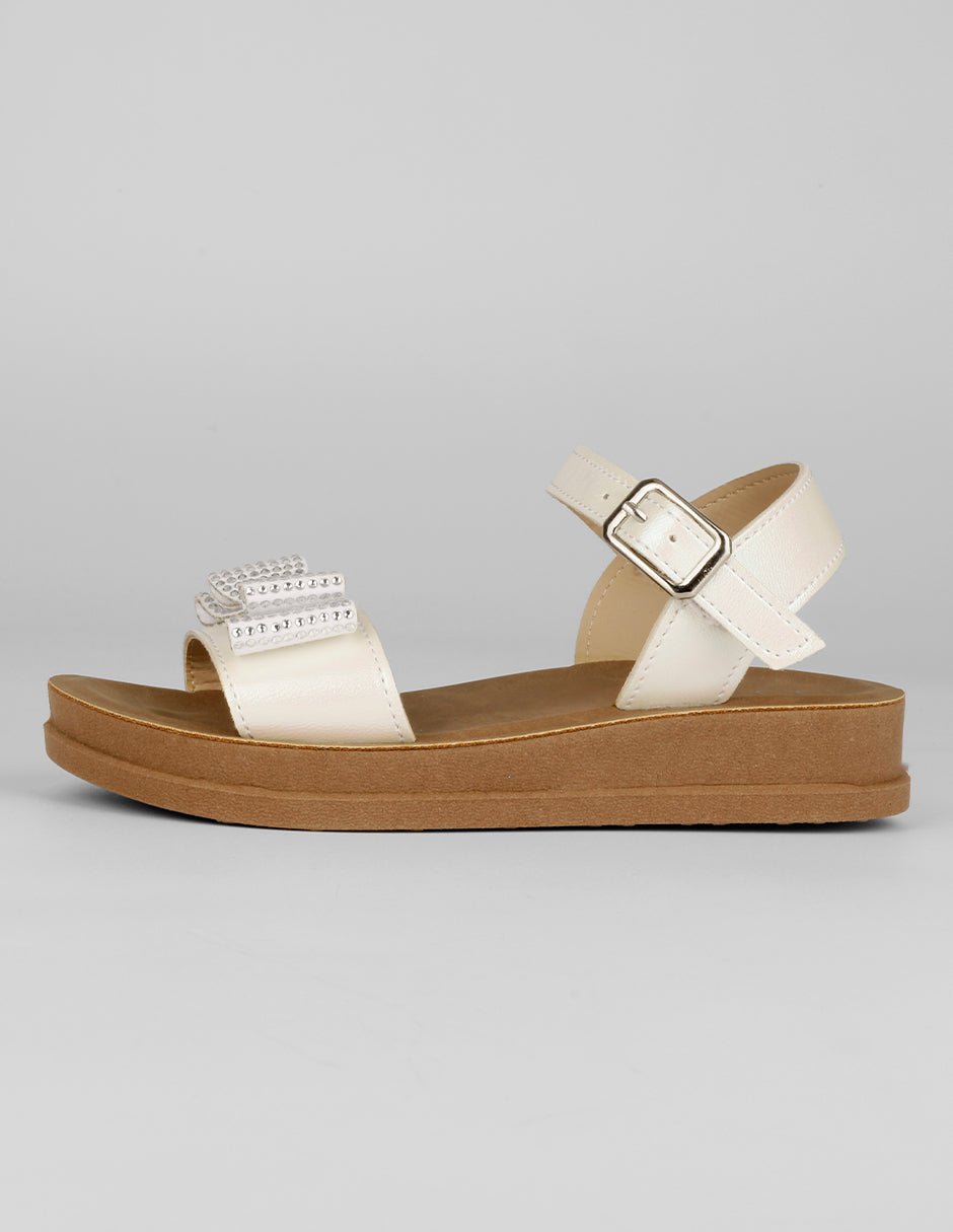 Sandalias Kids en Sintético – Latte