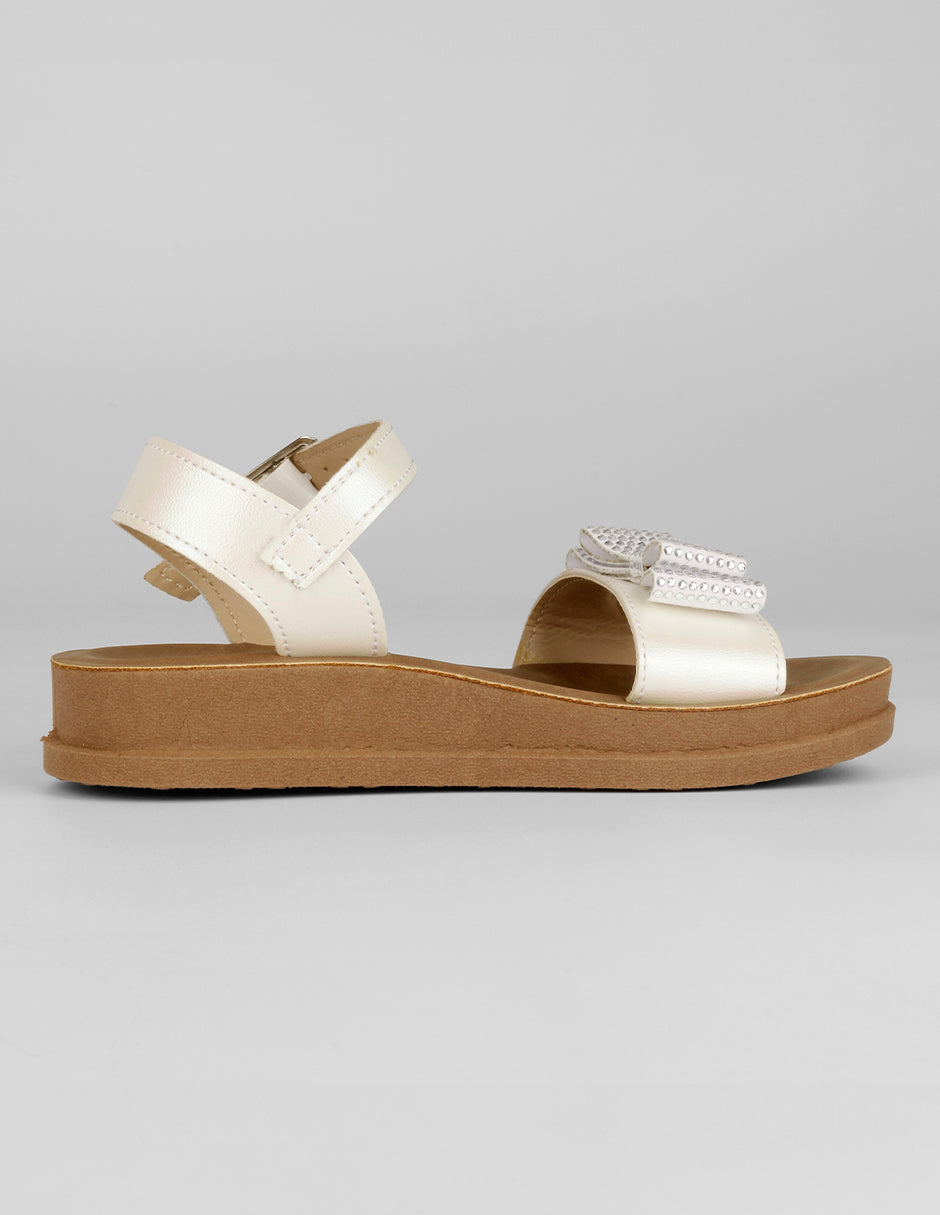 Sandalias Kids en Sintético – Latte