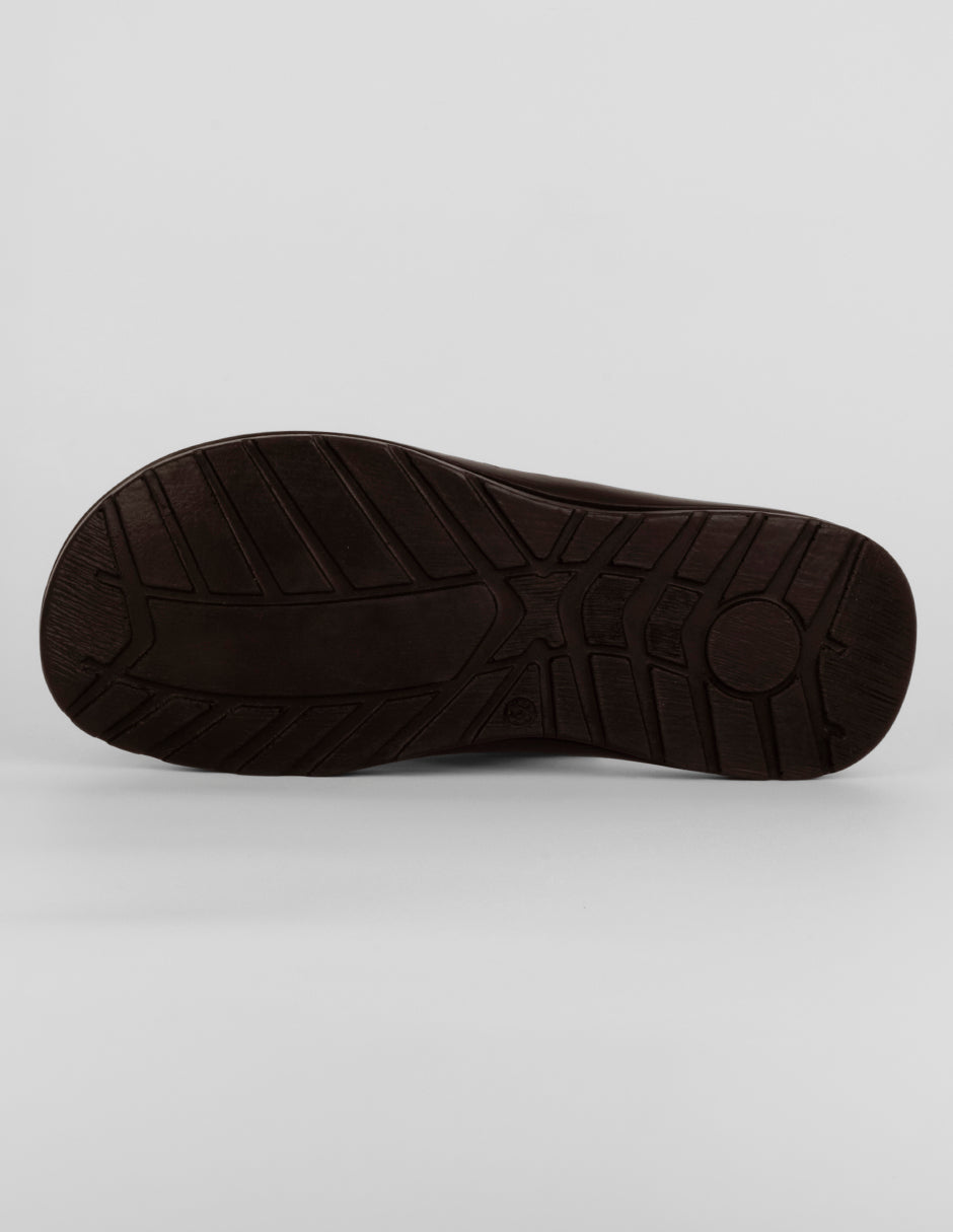 Sandalias clásicas Hand Made en Piel – Café