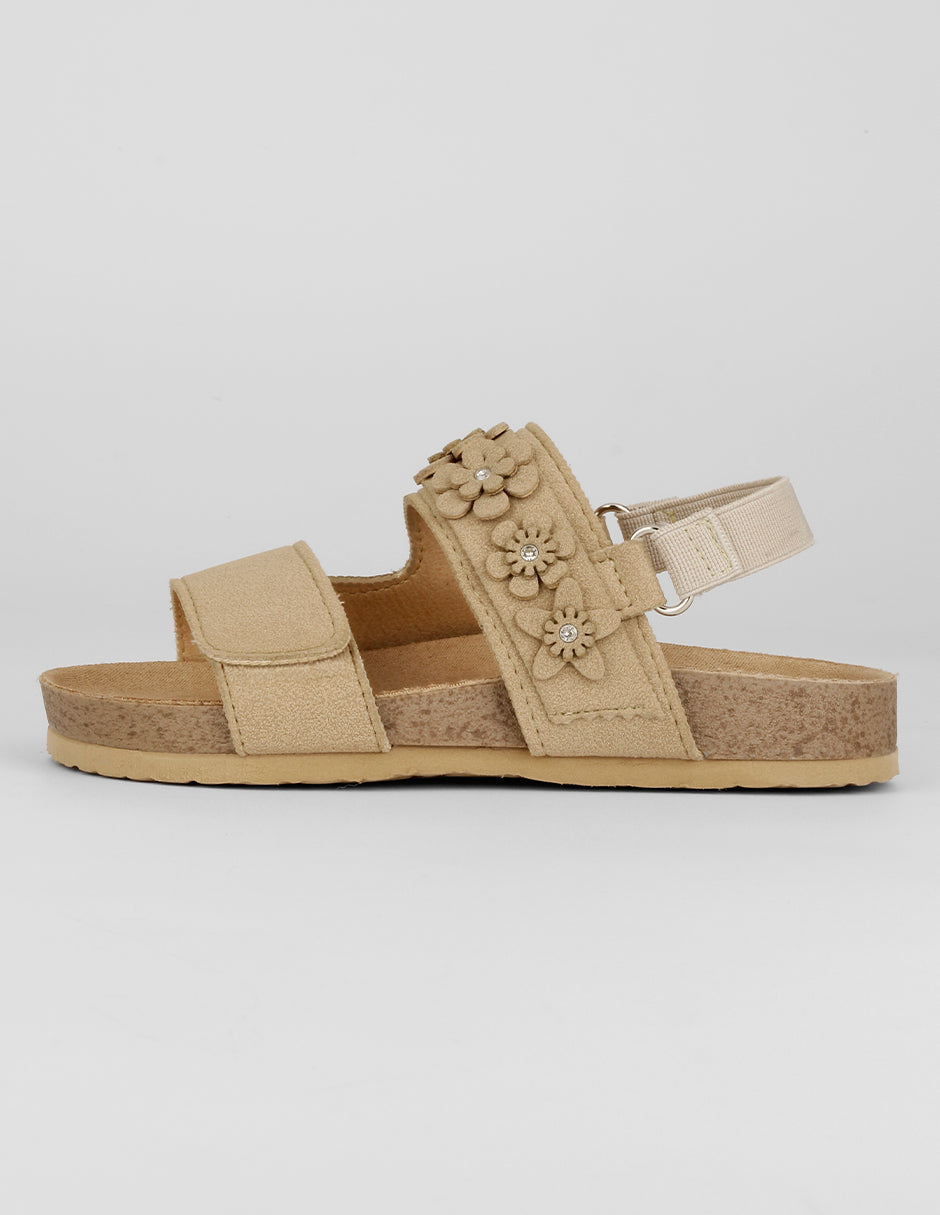 Sandalias Kids en Sintético – Café