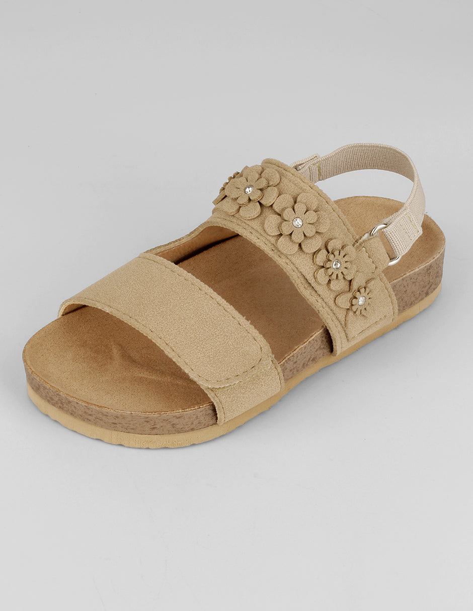 Sandalias Kids en Sintético – Café