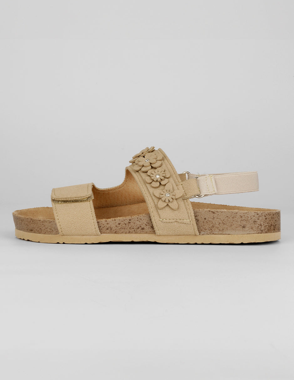 Sandalias Kids en Sintético – Beige