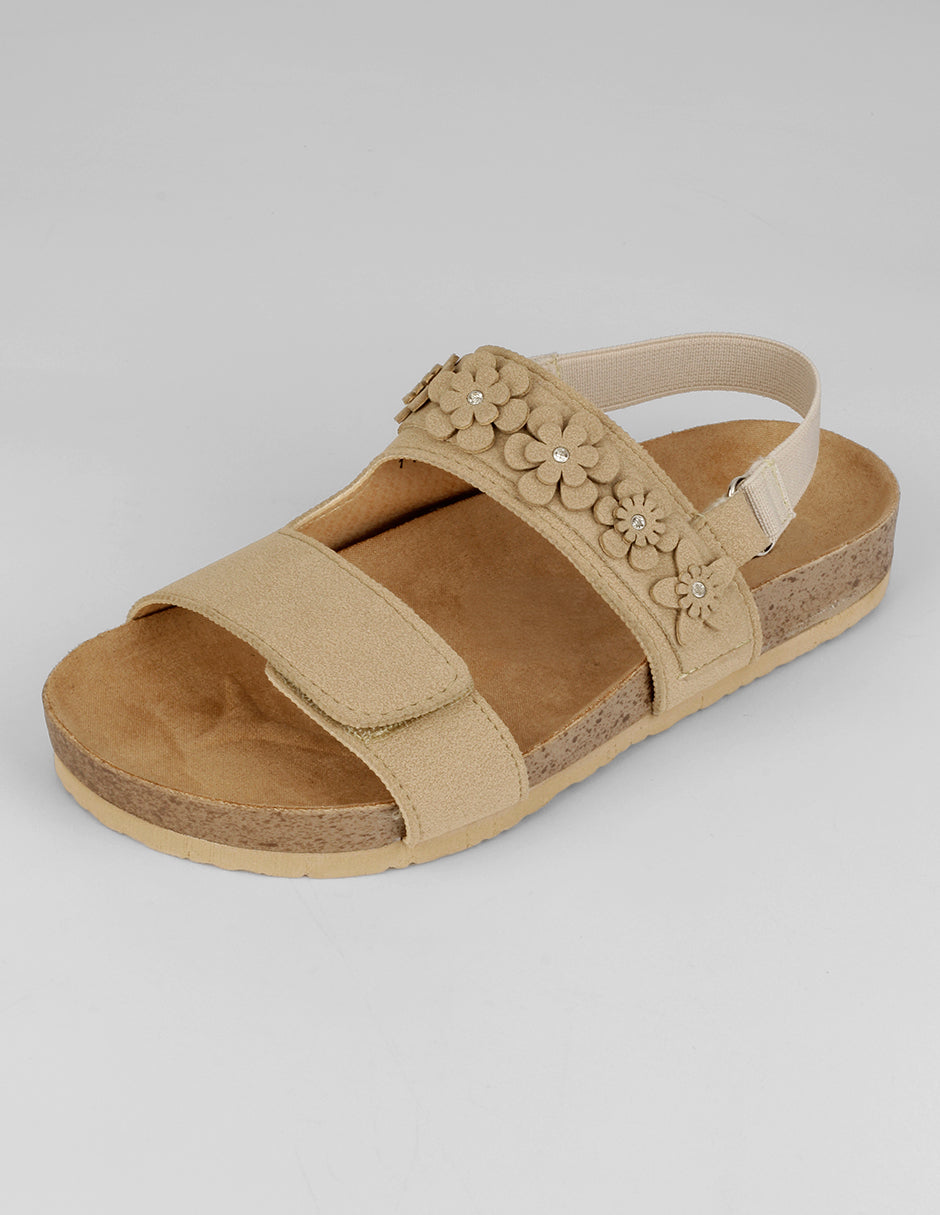 Sandalias Kids en Sintético – Beige